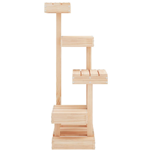Solid Pine Wood Cat Tree — Minimalist Design