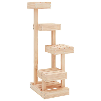 Solid Pine Wood Cat Tree — Minimalist Design