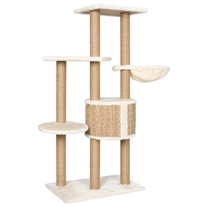 Tall Seagrass Cat Tower — Premium 126 cm