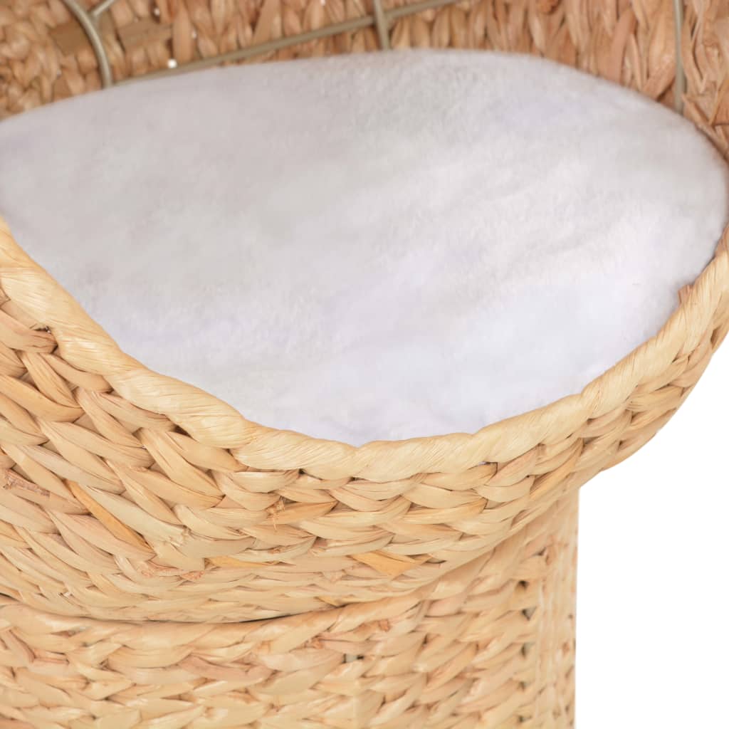 Luxury Seagrass Cat Pod — Handcrafted