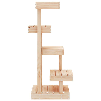 Solid Pine Wood Cat Tree — Minimalist Design