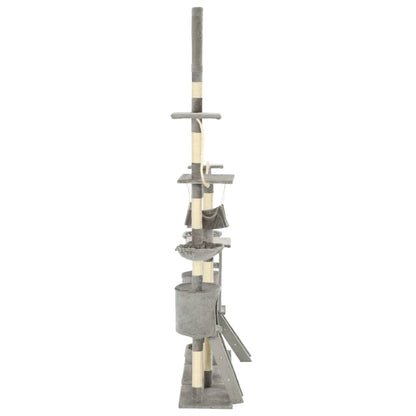 XXL Sisal Cat Tree — Adjustable 230–250 cm