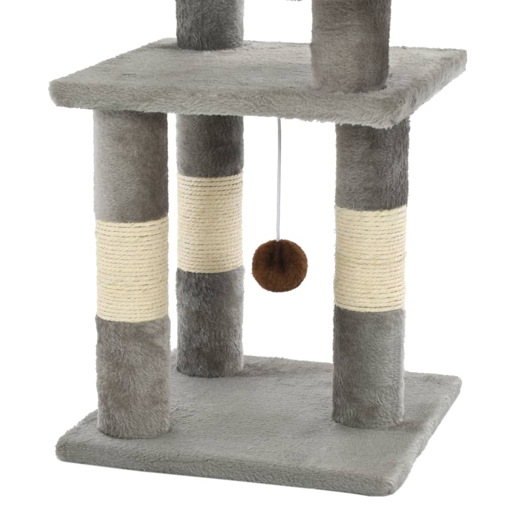 Sisal Cat Scratching Post with Columns — 65 cm