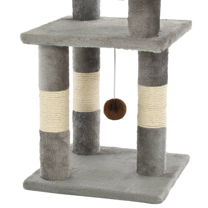 Sisal Cat Scratching Post with Columns — 65 cm