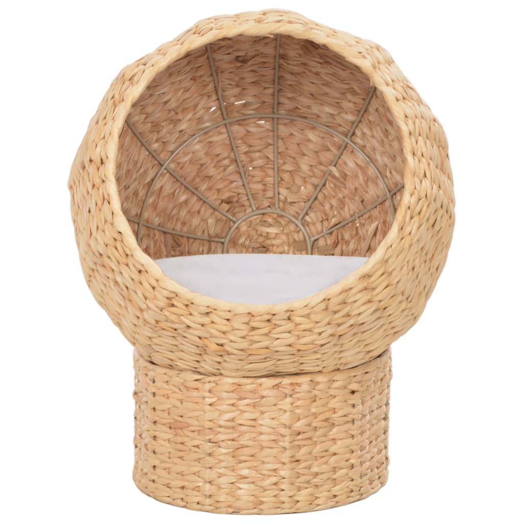 Luxury Seagrass Cat Pod — Handcrafted