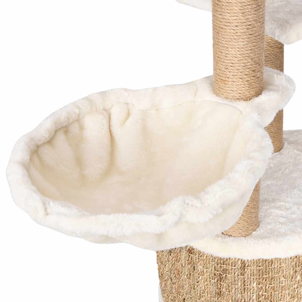 Tall Seagrass Cat Tower — Premium 126 cm