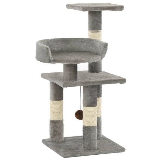 Sisal Cat Scratching Post with Columns — 65 cm