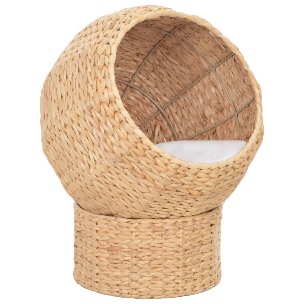 Luxury Seagrass Cat Pod — Handcrafted