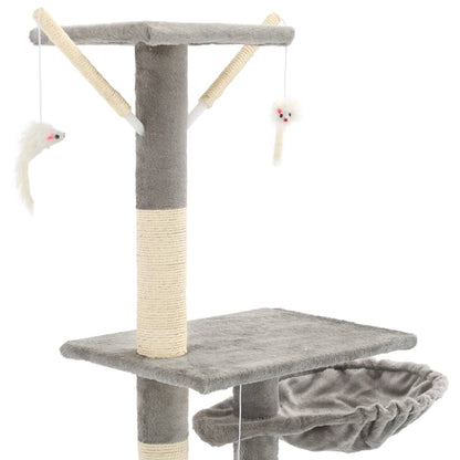 XXL Sisal Cat Tree — Adjustable 230–250 cm