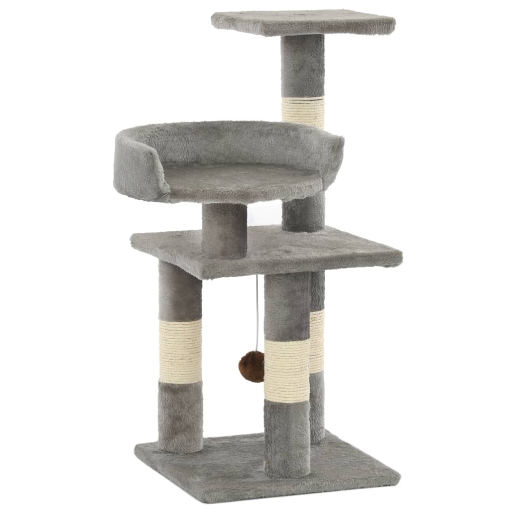 Sisal Cat Scratching Post with Columns — 65 cm