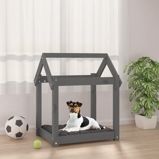 Solid Pine Wood Dog Bed — House Style