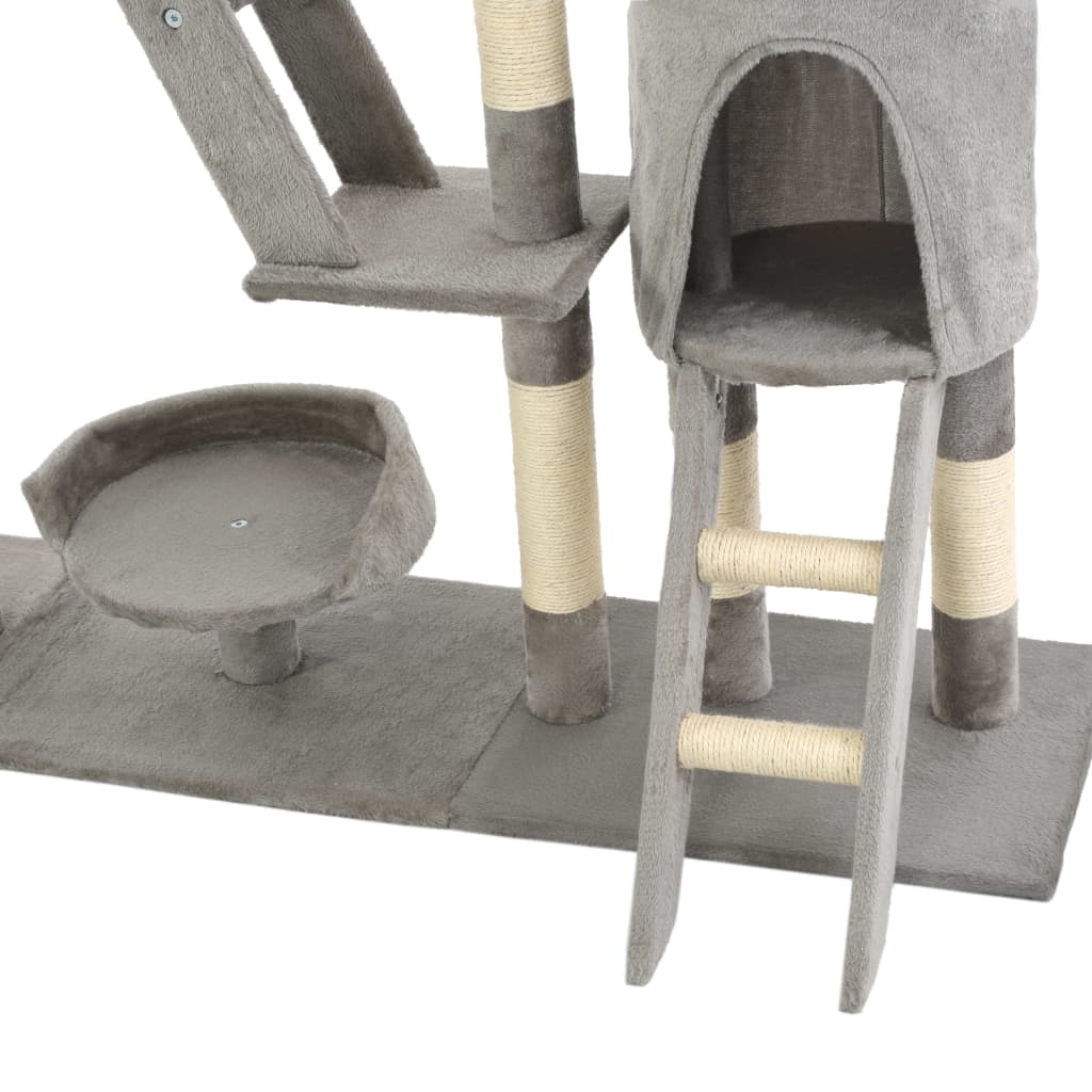 XXL Sisal Cat Tree — Adjustable 230–250 cm