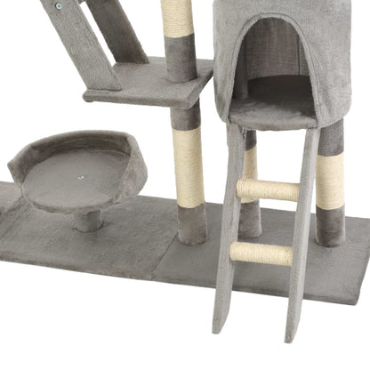 XXL Sisal Cat Tree — Adjustable 230–250 cm