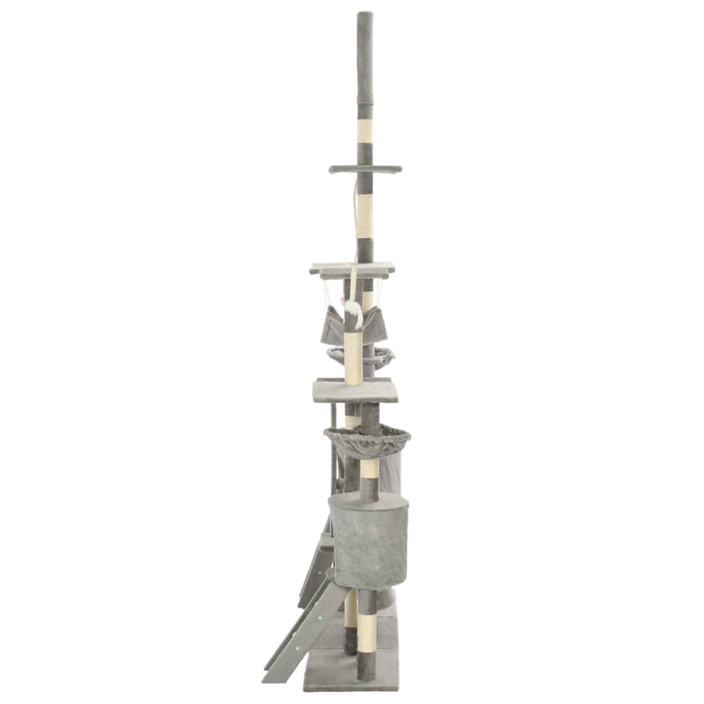 XXL Sisal Cat Tree — Adjustable 230–250 cm
