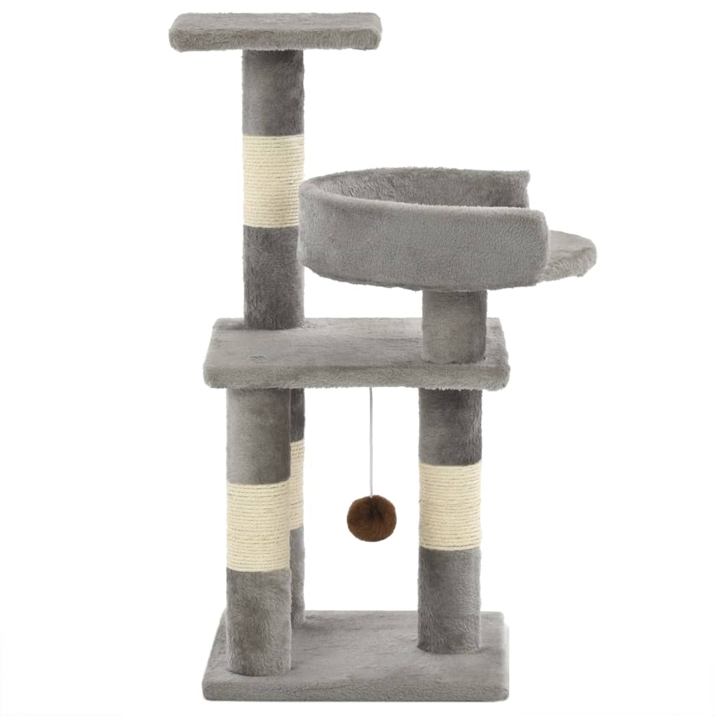 Sisal Cat Scratching Post with Columns — 65 cm