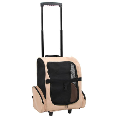 Foldable Pet Travel Stroller — 3-in-1 Design